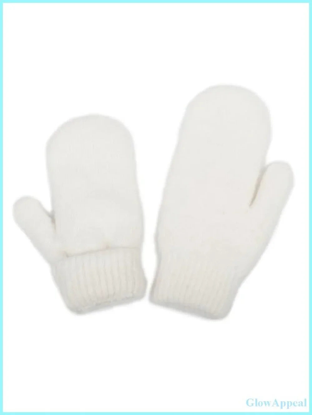 Knitted Wool Winter Mittens Women's Warm Lined Stretch Cold Weather Gloves